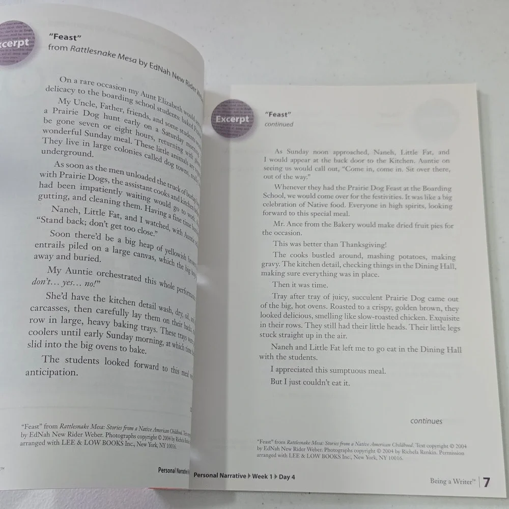 Being a Writer Student Writing Handbook Developmental Studies Center